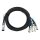BlueOptics 100Gb 1m QSFP28 100GBASE-CR4 DAC (Breakout auf 4x25G)(XXV4DACBL1M-BL)