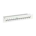 10" Verteilerfeld 12x Keystone, grau