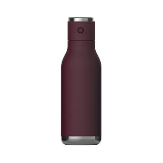 - Wireless Beat - isolierte Edelstahlflasche mit BT Lautsprecher rot