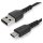 STARTECH.COM 1m USB 2.0 auf USB-C Kabel - Hochwertiges USB 2.0 Kabel - USB-Kabel - Schwarz - Aramidfaser