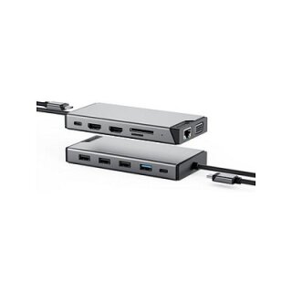 12-in-1 USB-C PD DV3 Triple Display Docking Station