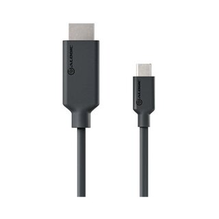 USB C Adapterkabel Typ C -HDMI M/M 4k 60 Hz 1m, sw