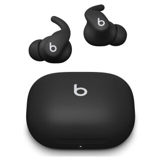 Fit Sport-Kopfhörer mit Noise-Cancelling, Jetblack, In-Ear, Kabellos