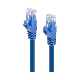 Patchkabel Cat6 2x RJ45 LSZH 1.0m blau