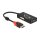 DELOCK Adapter Displayport 1.2 Stecker > VGA / HDMI / DVI Buchse 4K Passiv schwarz