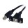 StarTech 3 ft Panel Mount USB Cable B to B - F/M