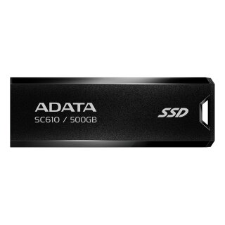 ADATA SC610 500 GB (schwarz, USB-A 3.2 Gen 2)