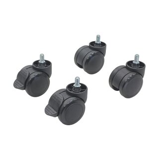 Rollenset fr Schrnkserie OFFICE und Wandgehuse