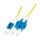 Duplex Patchkabel LC-SC OS2 G652D 1m LSZH 1,2mm gelb