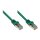RNS® Patchkabel mit Rastnasenschutz, Cat. 5e, SF/UTP, PVC, 100MHz, grün, 0,15m, Good Connections®