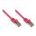 RNS® Patchkabel mit Rastnasenschutz, Cat. 5e, SF/UTP, PVC, 100MHz, magenta, 1,5m, Good Connections®