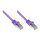RNS® Patchkabel mit Rastnasenschutz, Cat. 5e, SF/UTP, PVC, 100MHz, violett, 0,15m, Good Connections®