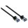 RNS® Patchkabel SlimLine, Cat.6A, U/FTP, PiMF, halogenfrei (LSZH), 500MHz, CU, schwarz, 1m, Good Connections®