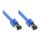 RNS® Patchkabel Cat. 8.1, S/FTP, PiMF, halogenfrei (LSZH), 2000MHz, 40Gbit/s, blau, 0,5m, Good Connections®
