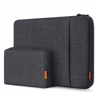 inateck Laptoptasche 16" Zubehörta. LB01006/S1 schwarzgrau