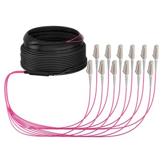 EFB Trunkkabel U-DQ(ZN)BH OM4 12G (1x12) LC-LC 40m Dca LSZH