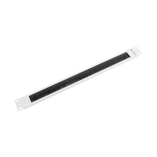 LANBERG 19" Bürstenleiste 1U grau AK-1101-S