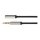 Series Audio Verlängerungskabel High-Quality, 4-poliger 3,5mm Klinkenstecker an Klinkenbuchse, Textilmantel, schwarz, 1m