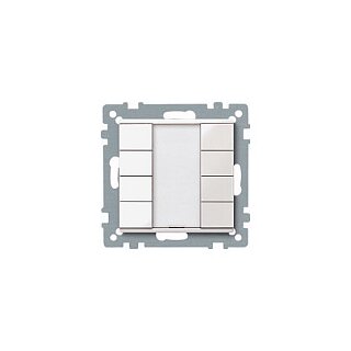 MERTEN 617419 Taster 4f PLUS SYSTEM M pws-glänzend