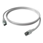 EASYLAN FlexBoot Patchkabel Kat.6A S/FTP grau 0.5m