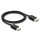 Delock Koaxiales High Speed HDMI Kabel 8K 60 Hz 48 Gbps mit Geflechtmantel 1 m