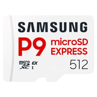 CARD Samsung P9 Express microSDXC™ Speicherkarte - 512 GB
