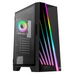 Midi AeroCool Mirage (Black/Win/RGB)mi.ATX/ATX/ITX