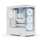 Midi Aerocool P500A-WT-v1 (weiß, Tempered Glass x 2)