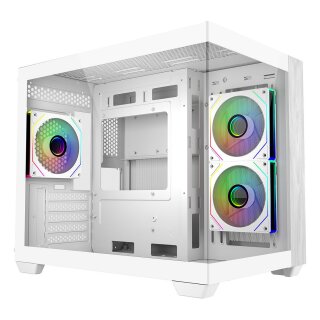 Midi Cooler Master Elite 481 Wood - MT - micro ATX - Seitenteil mit Fenster (gehärtetes Glas)