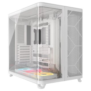 Midi Corsair Air 5400 LX-R RGB iCUE LINK Weiß Midi Tower ATX Gaming Gehäuse