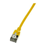 Logilink Patchkabel CAT6A U/FTP TPE SlimLine gelb 1,0m