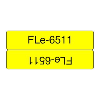 BROTHER Band gelb/schwarz Fhnchen 21x45 (72St./Kassette)