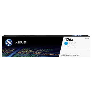 HP 126A original LaserJet Toner cartridge CE311A cyan standard capacity 1.000 pages 1-pack