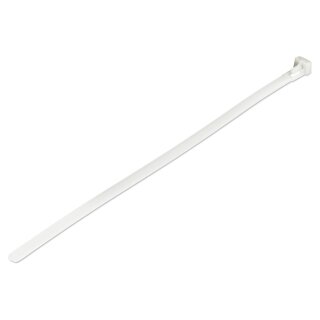 STARTECH.COM Kabelbinder - 254x7mm wiederverwendbar lsbare Nylonbinder Innen- und Aussenbereich 94V-2/UL weiss 100 Stck