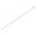 STARTECH.COM Kabelbinder - 254x7mm wiederverwendbar lsbare Nylonbinder Innen- und Aussenbereich 94V-2/UL weiss 100 Stck