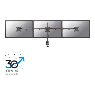 Neomounts FPMA-D550D3BLACK Tischhalterung für drei Flachbildschirme bis 27" (69 cm) - Schwarz