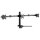 EQUIP 650125 Tisch/Bankhalterung Min. 43,2 cm (17") Max. 68,6 cm (27") Max. VESA 100 x 100 mm 21 kg Schwarz