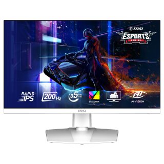 68,6 cm (27") 2560 x 1440 Pixel MSI 9S6-3CF99T-001 16:9 Wide Quad HD Rapid IPS 0,5 ms 200 Hz HDR DisplayPort HDMI Pivot Height VESA