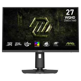 68,6 cm (27") 2560 x 1440 Pixel MSI 9S6-3CE49H-077 16:9 Wide Quad HD Rapid IPS 0,5 ms 320 Hz HDR DisplayPort HDMI VESA