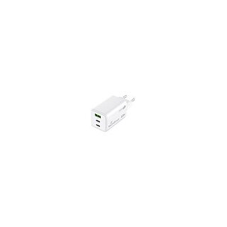 MediaRange GaN Ladeadapter 65W weiß