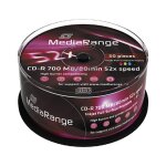 MediaRange CD-R 700MB/80min Printable 52x Cake 50