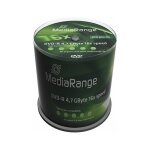 MEDIARANGE 100 x DVD-R - 4.7 GB 16x - Spindel