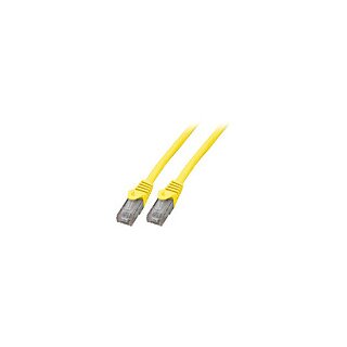 EFB RJ45 Patchkabel Cat.6 U/UTP LSZH CCA gelb 15m