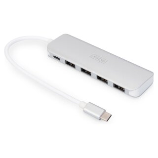 Digitus DA-70242-1 USB-C HUB 5-Port 4xUSB 3.0; 1xUSB-C