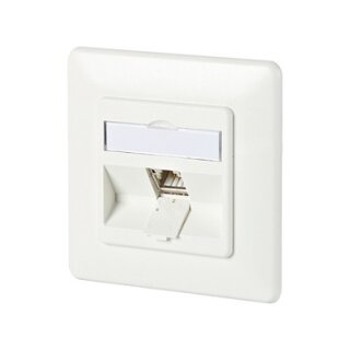 METZ CONNECT C6Amodul 1 Port 180 M UP-Dose reinweiss RAL9010
