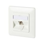 METZ CONNECT C6Amodul 1 Port 180 M UP-Dose reinweiss RAL9010