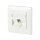 METZ CONNECT C6Amodul 1 Port 180 M UP-Dose reinweiss RAL9010