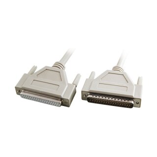 EFB Datenkabel seriell 1:1, 2x DSub 37, St.-Bu., 5,0m, beige