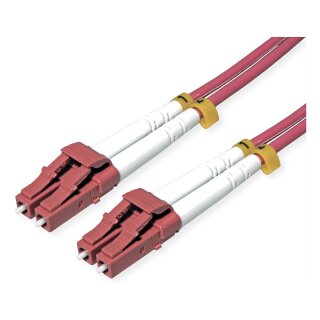 ROLINE LWL-Kabel 50/125m OM4, LC/LC, stahlarmiert, LSOH, violett, 3 m