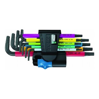 Wera 967/9 TX Multicolour HF 1 Winkelschl.satz m. Haltefunkti
